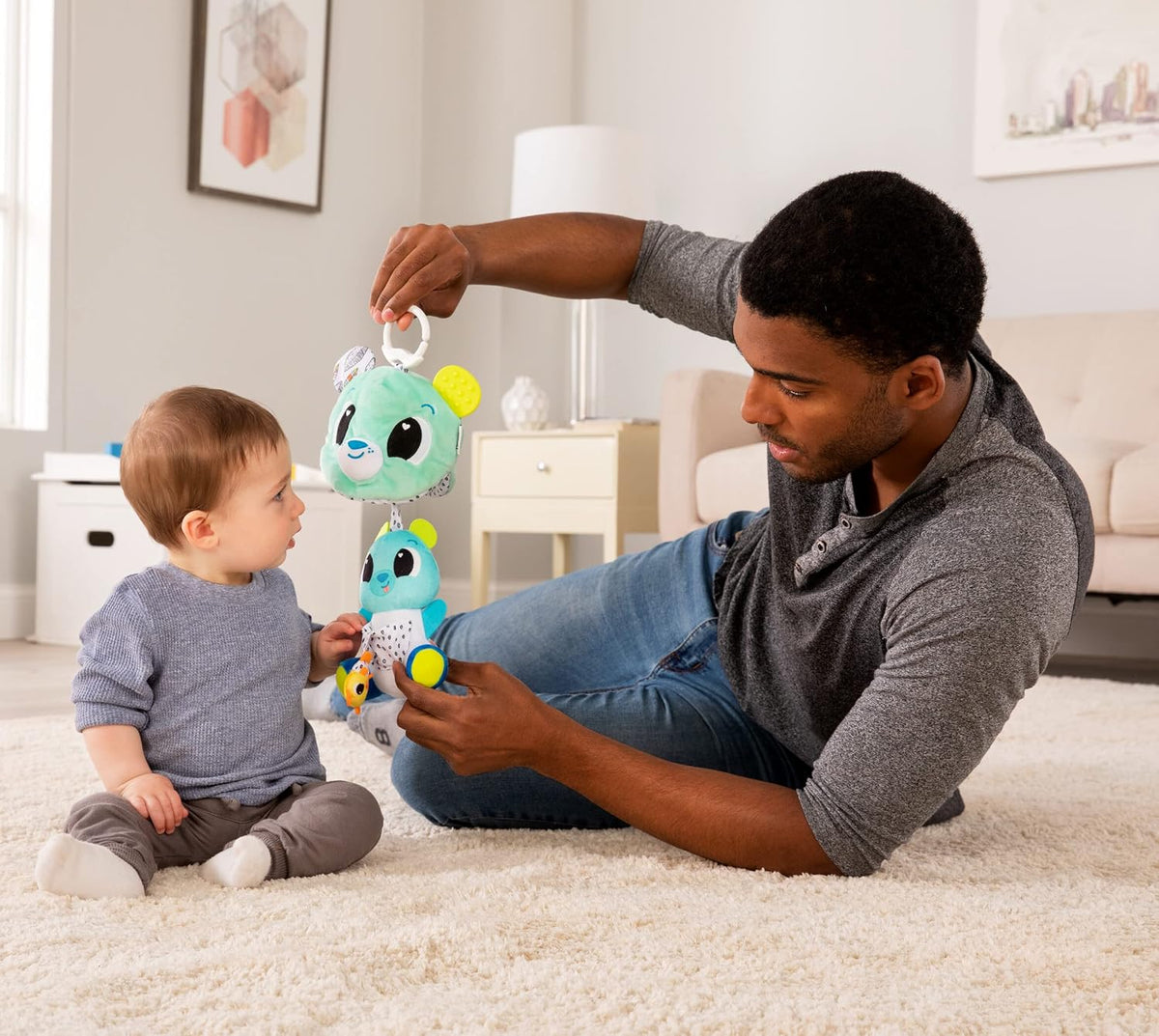 Lamaze 3-in-1 Surprise Clip and Go soft baby toy – view 6