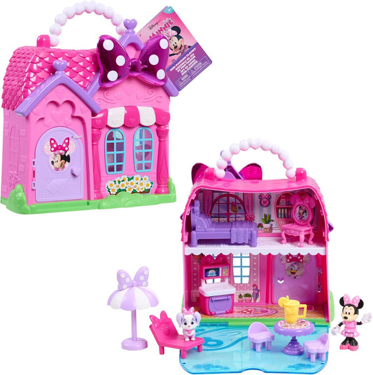 Disney Junior Minnie Mouse Mini Mansion Stow 'n Go playset with figures