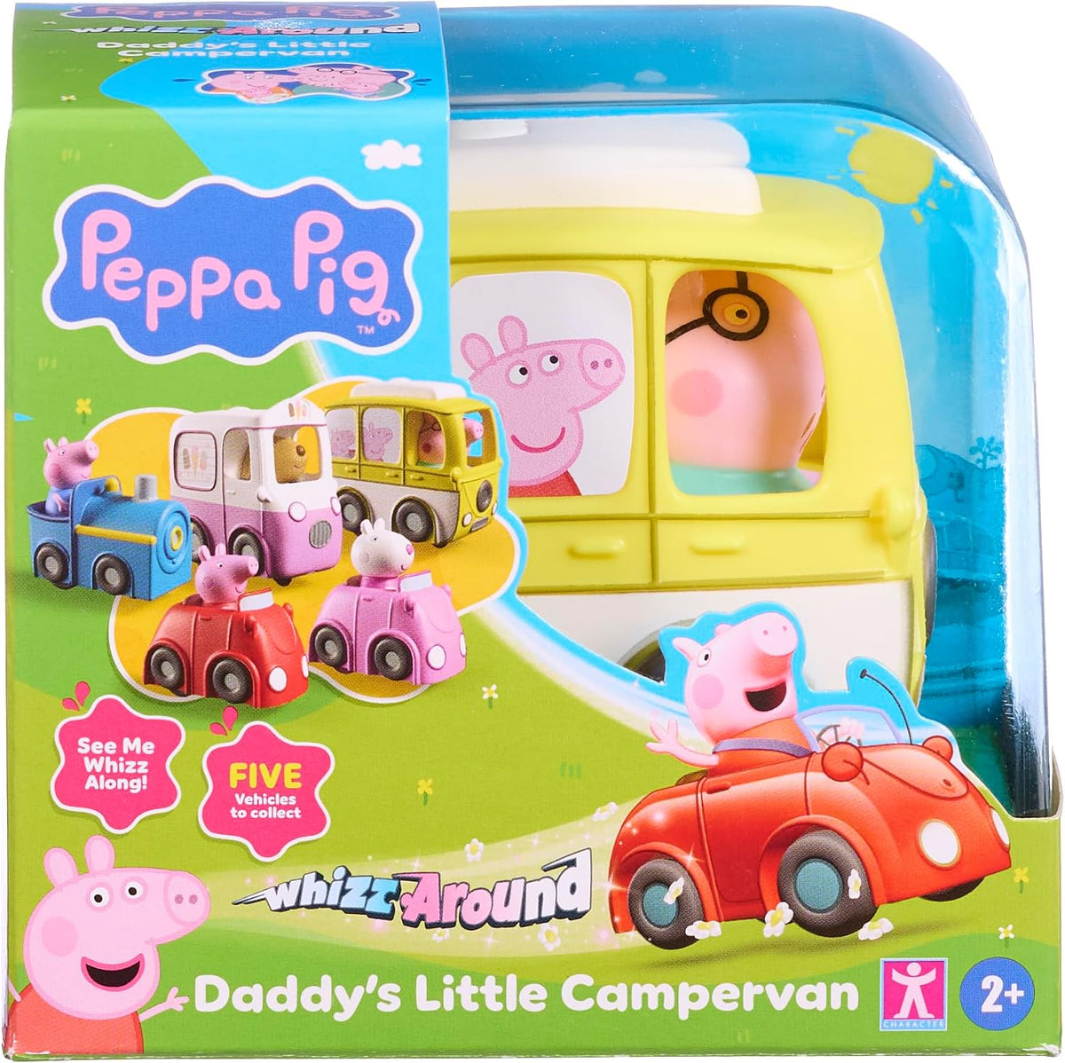 Peppa Pig Whizz-Around Daddy Pig's Little Campervan – in its box
