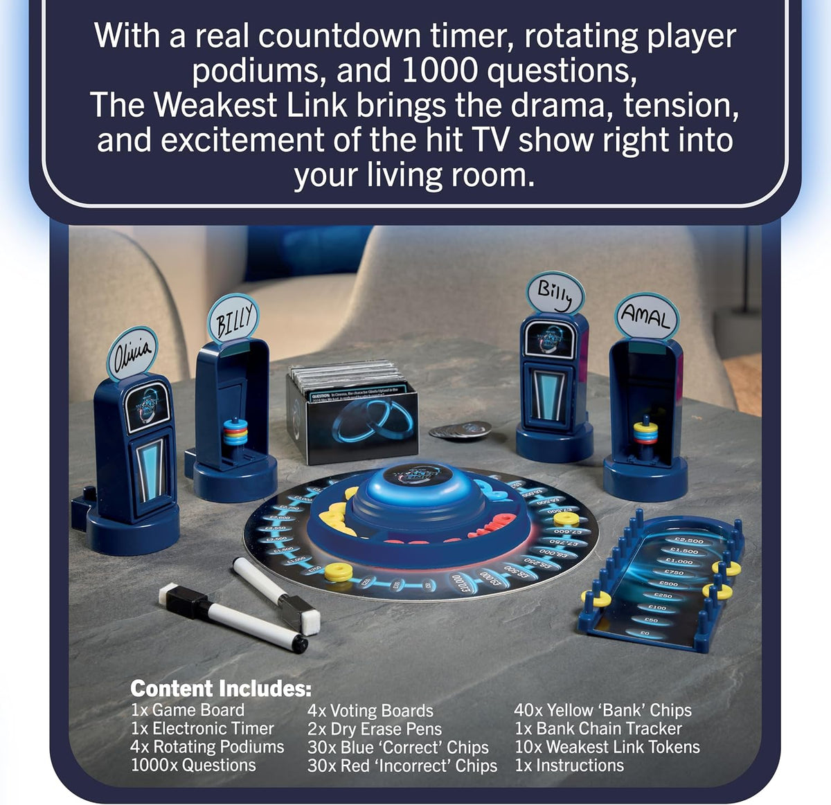 The Weakest Link electronic quiz board game – view 6