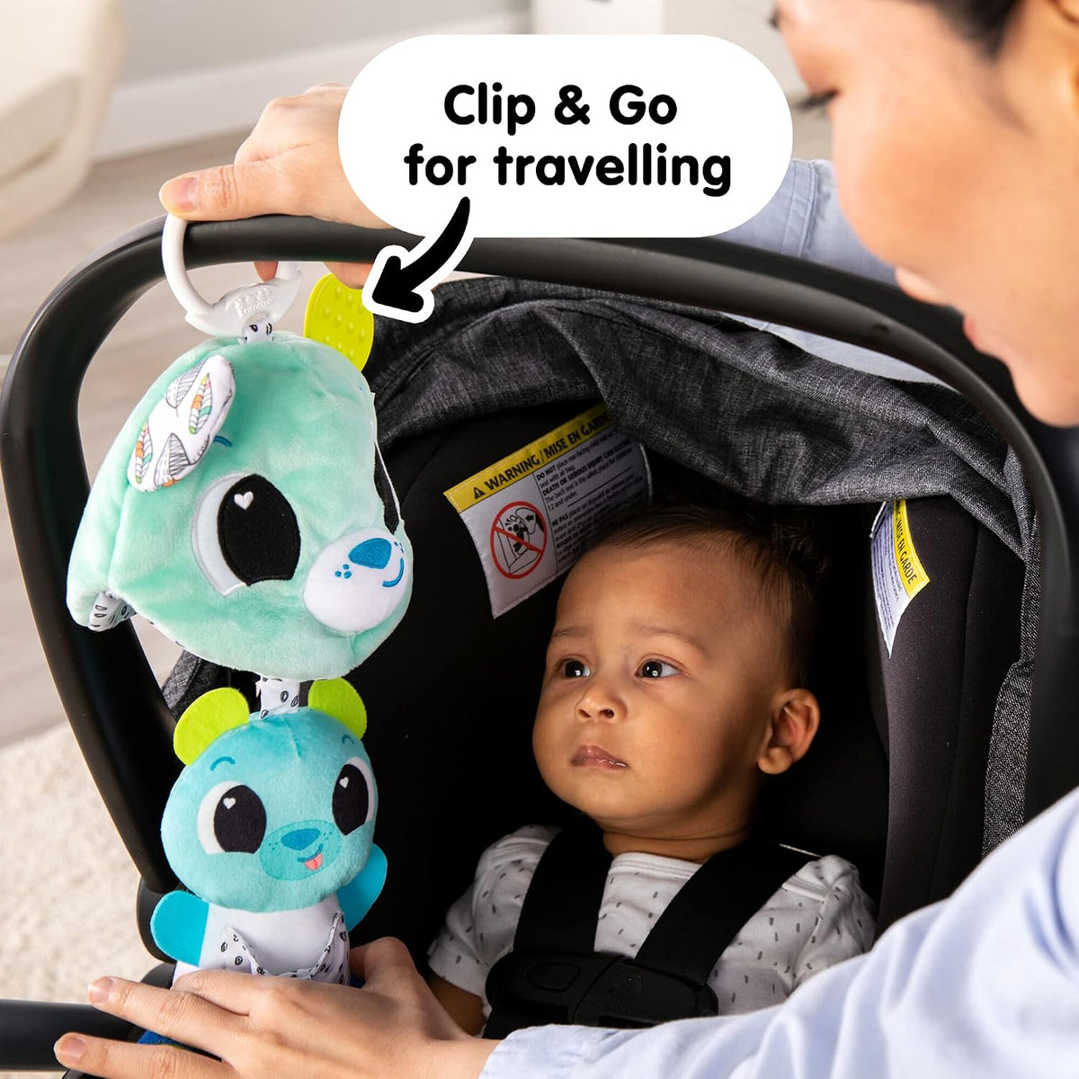 Lamaze 3-in-1 Surprise Clip and Go soft baby toy – view 5