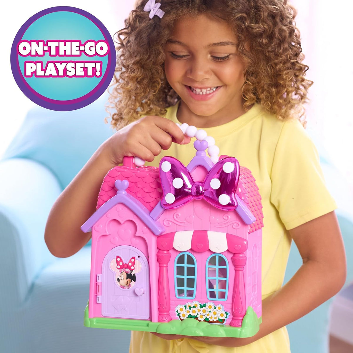 Disney Junior Minnie Mouse Mini Mansion Stow 'n Go playset with figures – view 3