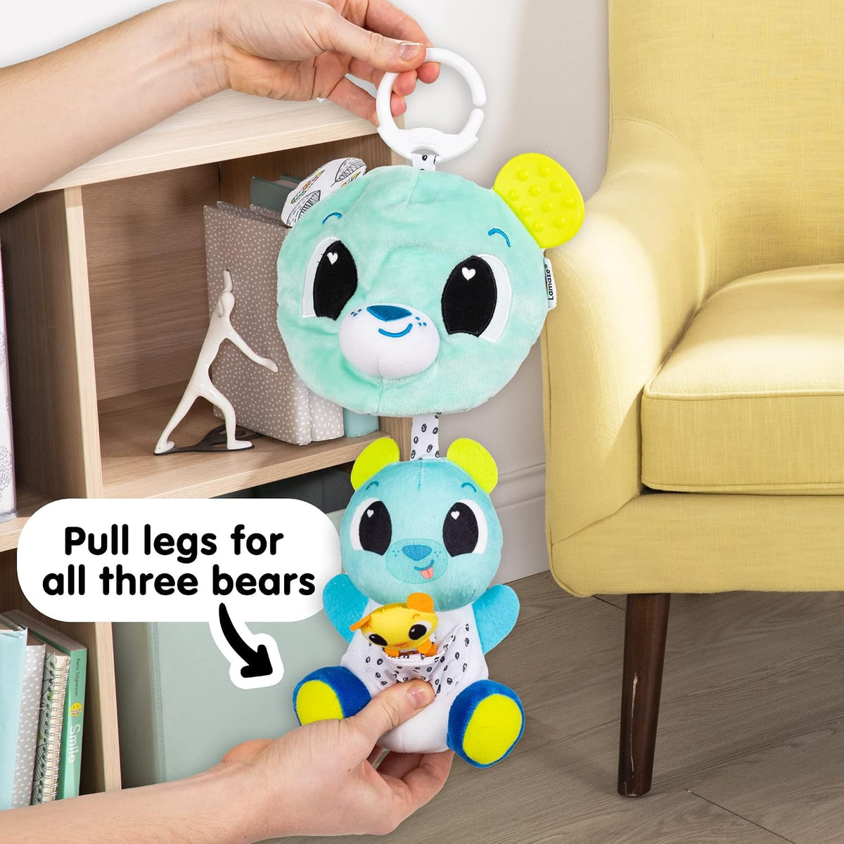 Lamaze 3-in-1 Surprise Clip and Go soft baby toy – view 4