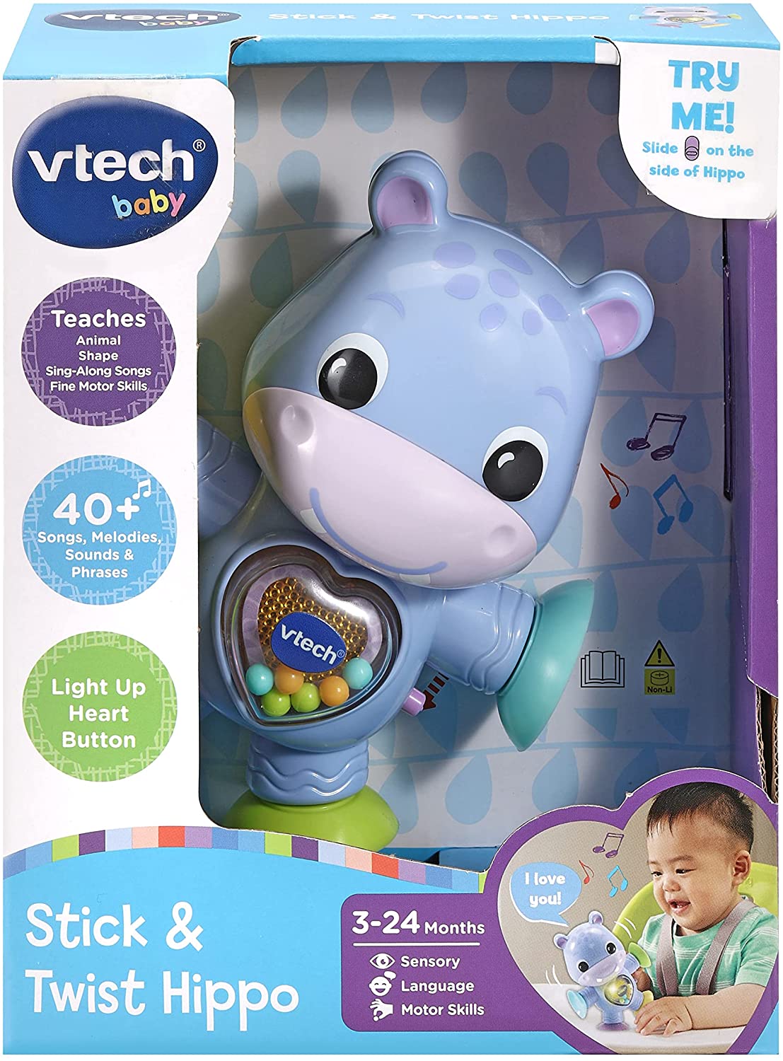 Vtech Baby Stick &amp; Twist Hippo