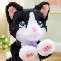 FurReal Boots the Biscuit-Making Kitty interactive black and white plush cat – view 2