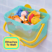 Disney Winnie the Pooh Bath Caddy with five character bath toy figures – view 4