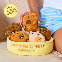 Relatable Emotional Support Capybaras plush set in carry container – view 6