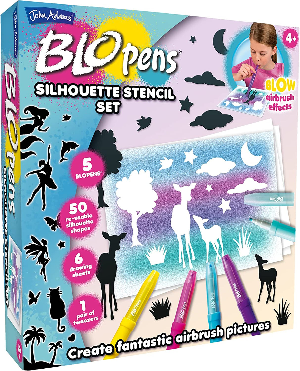 BLOPENS Silhouette Stencil Set