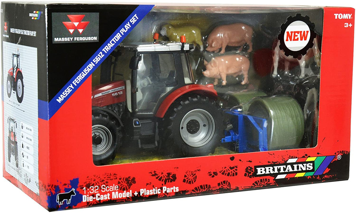 Massey Ferguson 5612 Tractor Play Set