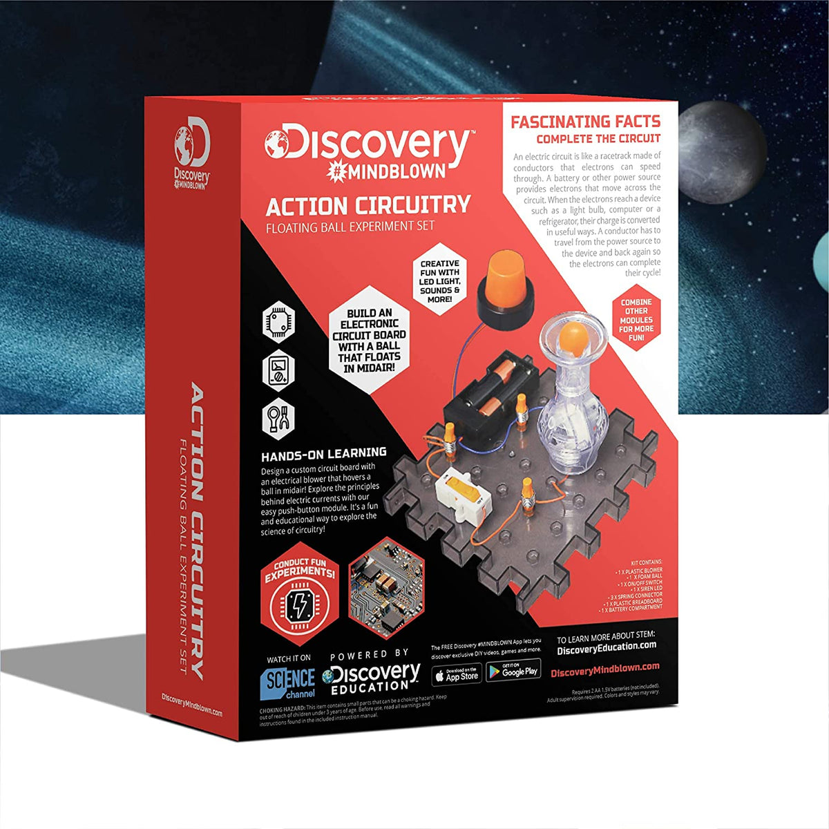 Discovery #MINDBLOWN Action Circuitry Electronic Experiment Mini STEM Set