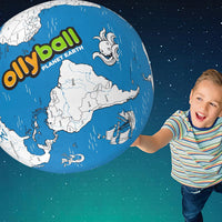 Ollyball Planet Earth Colourable Indoor Play Ball product image 4
