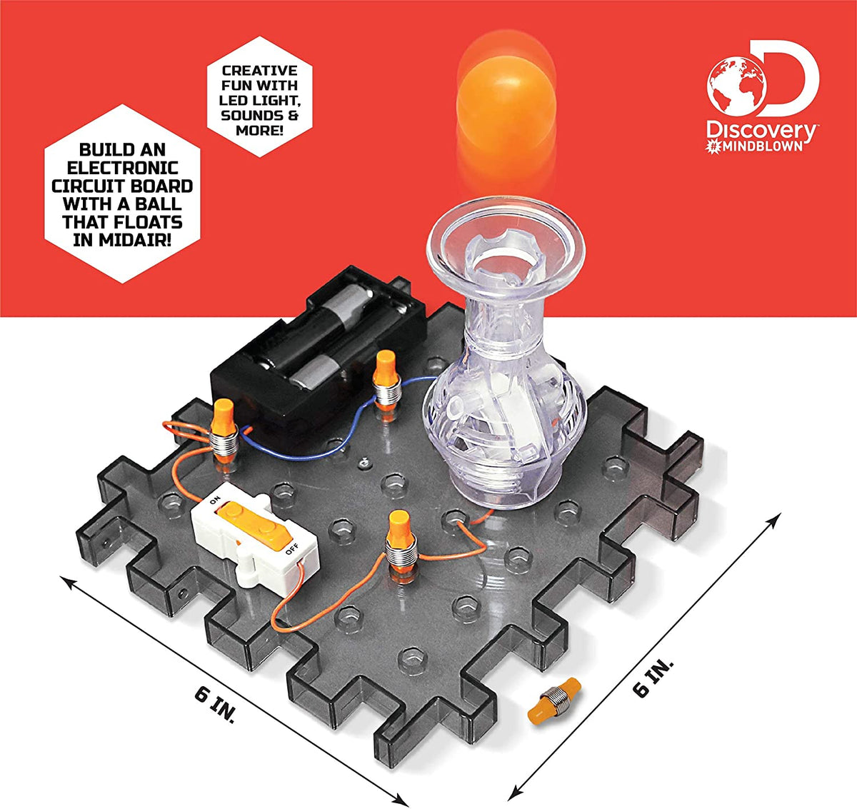 Discovery #MINDBLOWN Action Circuitry Electronic Experiment Mini STEM Set