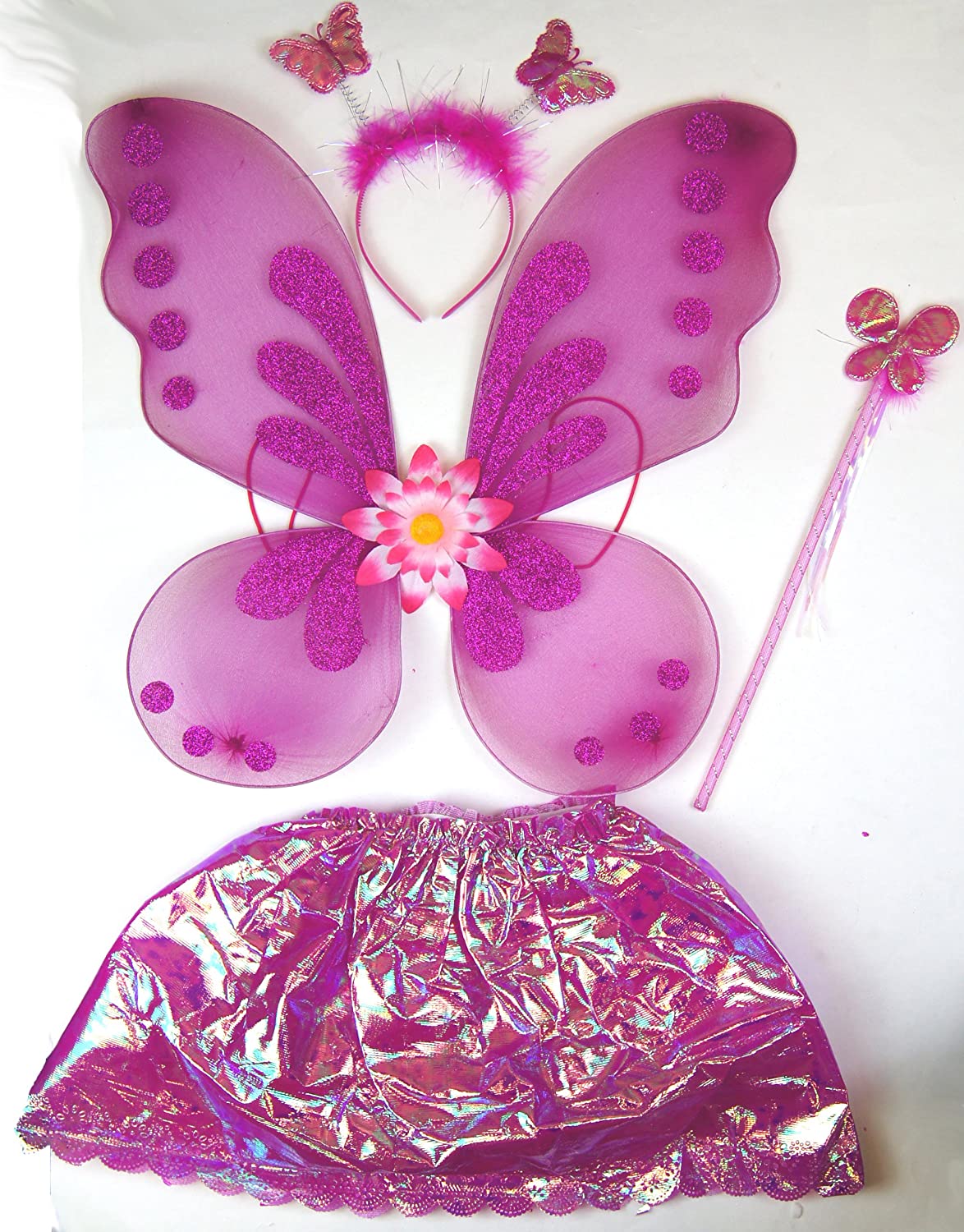 4pc Childs Fairy Dress Up Set