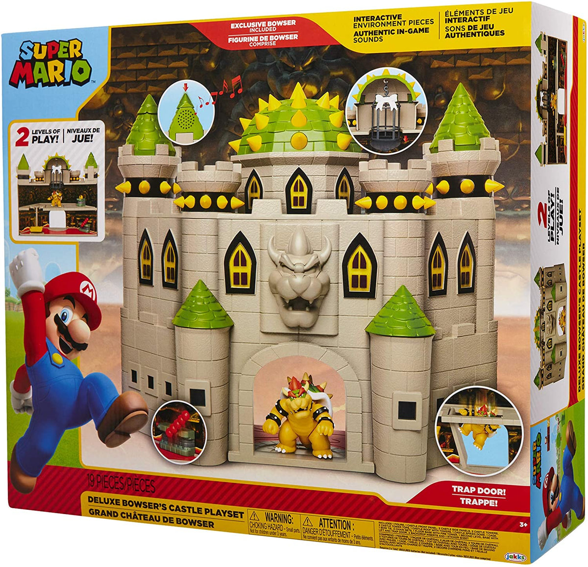 Nintendo Bowser's Castle Super Mario Deluxe Bowser's Castle Playset