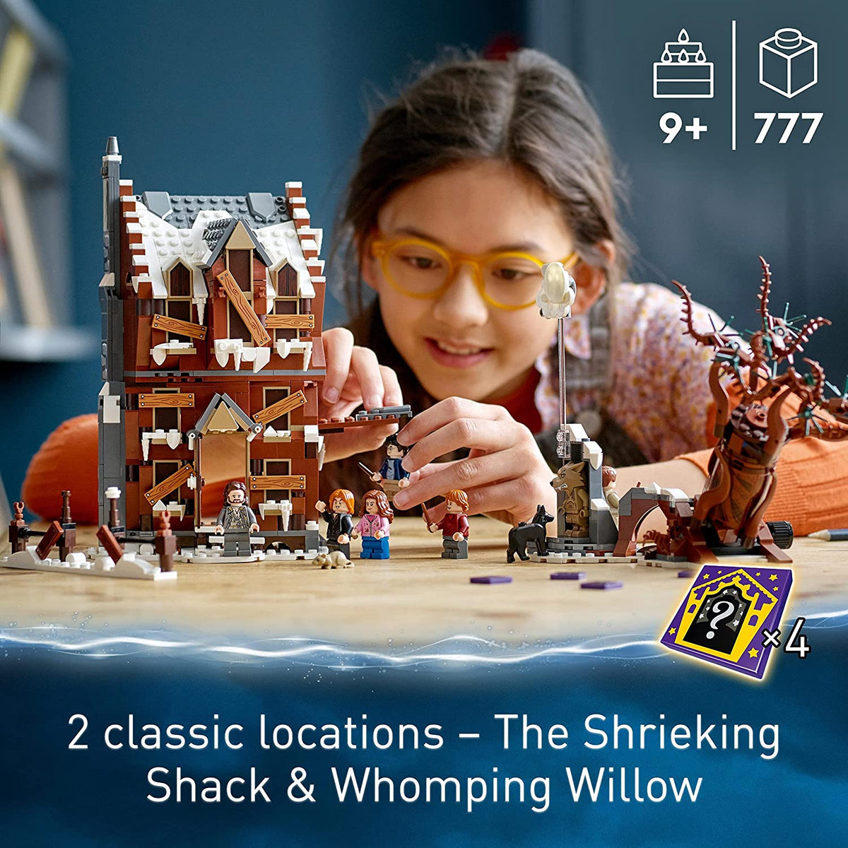 LEGO 76407 Harry Potter The Shrieking Shack &amp; Whomping Willow 2 in 1 Wizarding World Toy