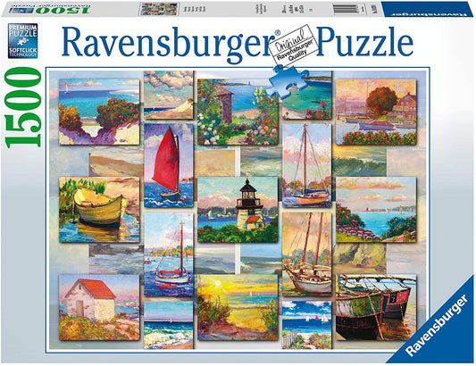 Ravensburger Coastal Collage 1500 Piece Jigsaw Puzzle