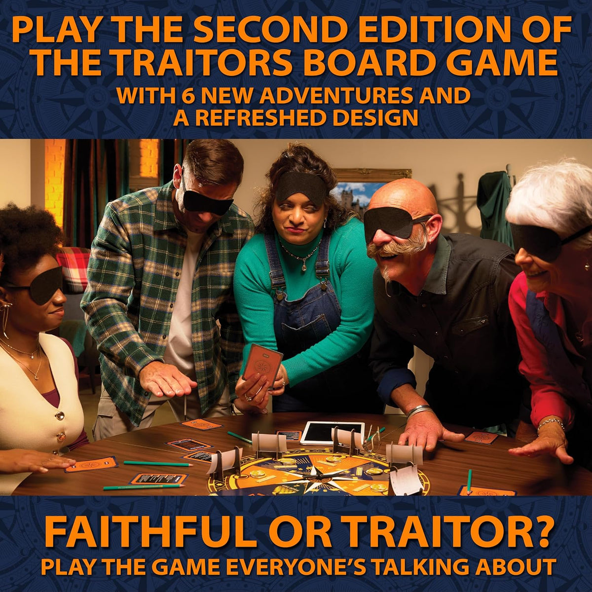The Traitors Board Game Second Edition box – view 3
