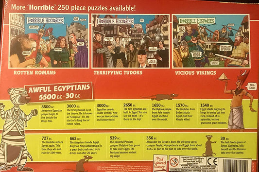 Horrible Histories Assorted 250 Piece Puzzle