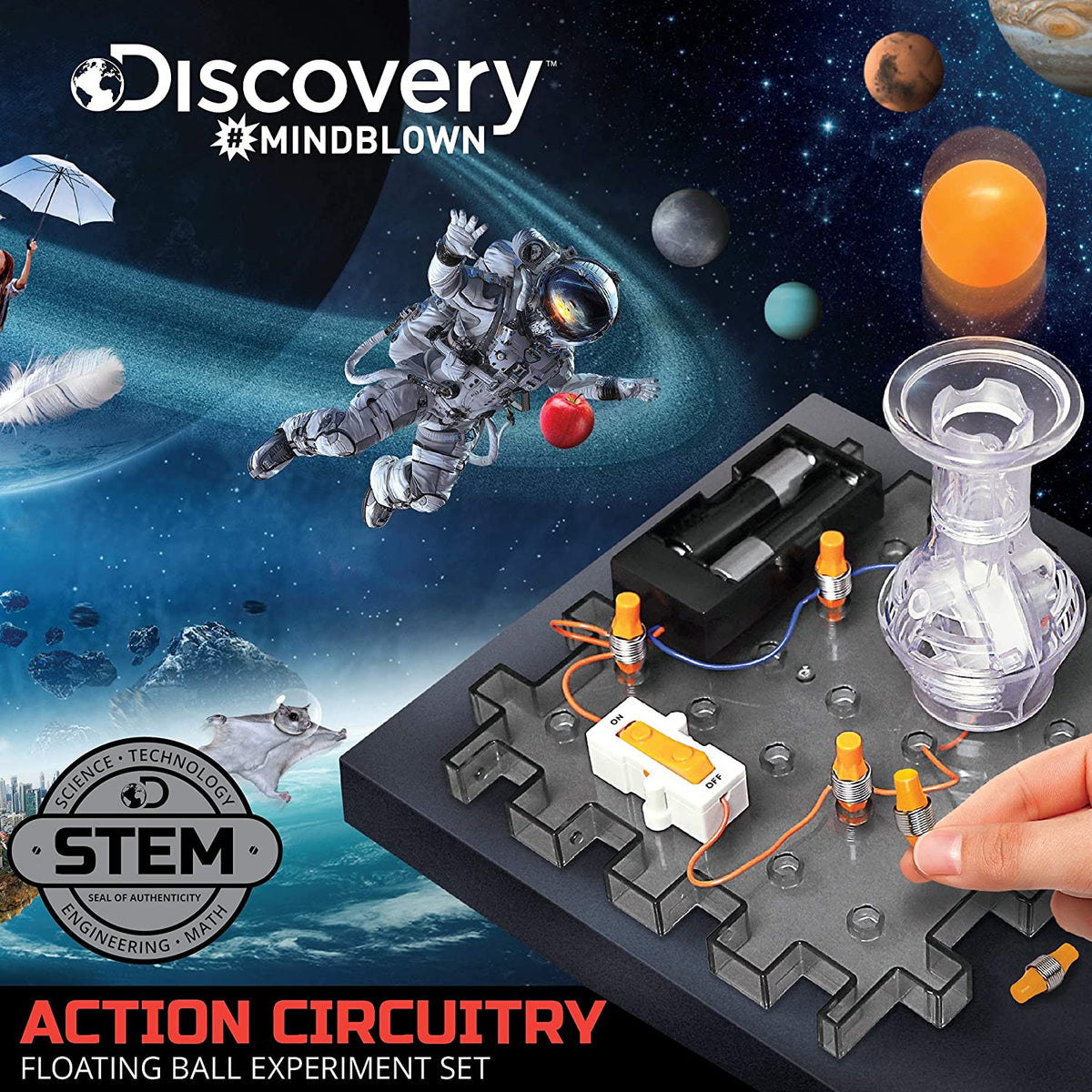 Discovery #MINDBLOWN Action Circuitry Electronic Experiment Mini STEM Set