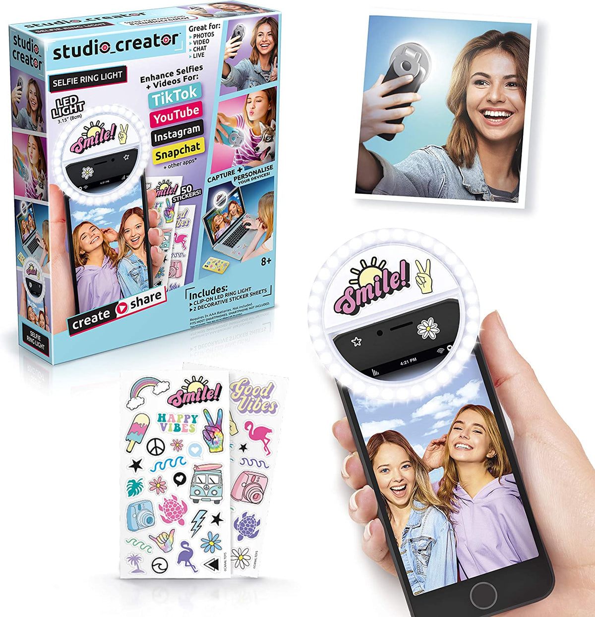 Studio Creator Selfie Ring Light