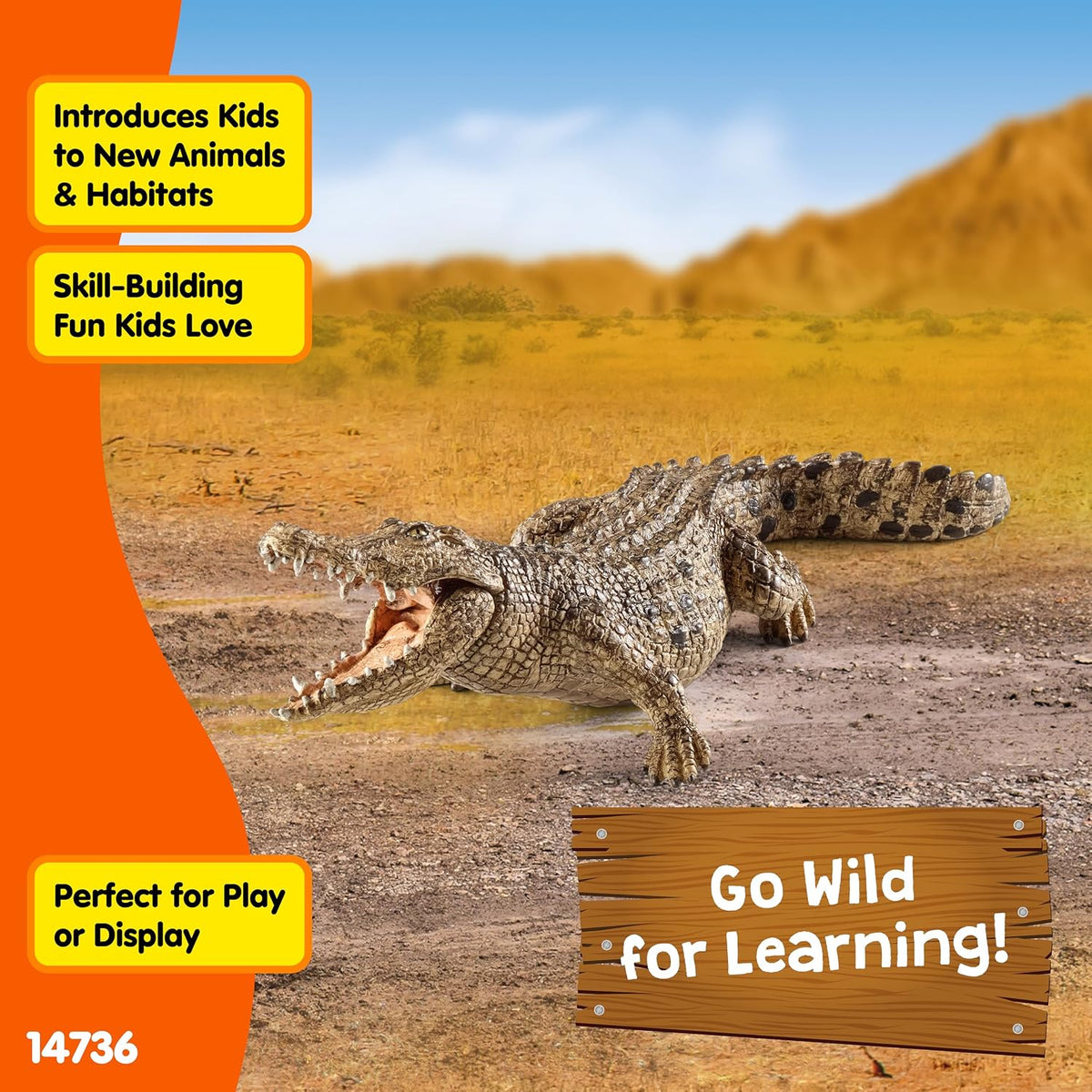SCHLEICH Crocodile figure 14736 – view 6