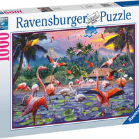 Ravensburger Pink Flamingoes 1000pc