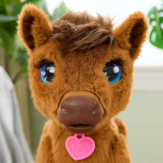 FurReal Penny the Feed and Prance Pony interactive plush pony with bottle – view 2