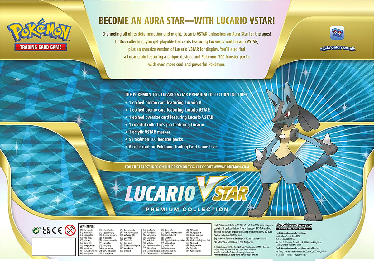 Pokémon TCG: Lucario VSTAR Premium Collection