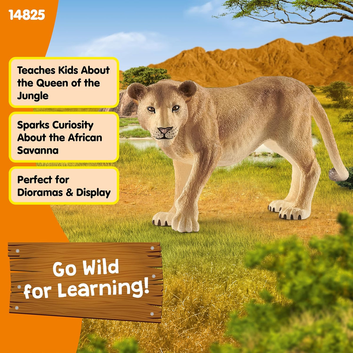 SCHLEICH Lioness figure 14825 – view 4