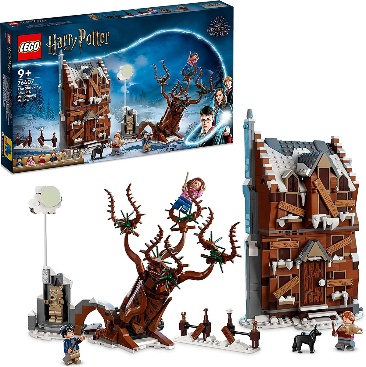 LEGO 76407 Harry Potter The Shrieking Shack &amp; Whomping Willow 2 in 1 Wizarding World Toy