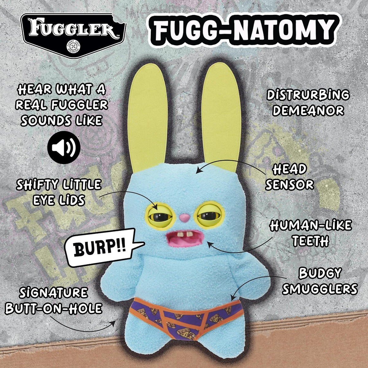 Toys at Foys - Fugglers Rabid Rabbit Deluxe Puppetronic - image 3