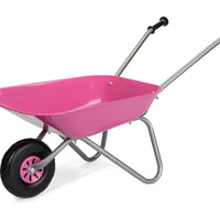 rolly Metal Wheelbarrow Pink