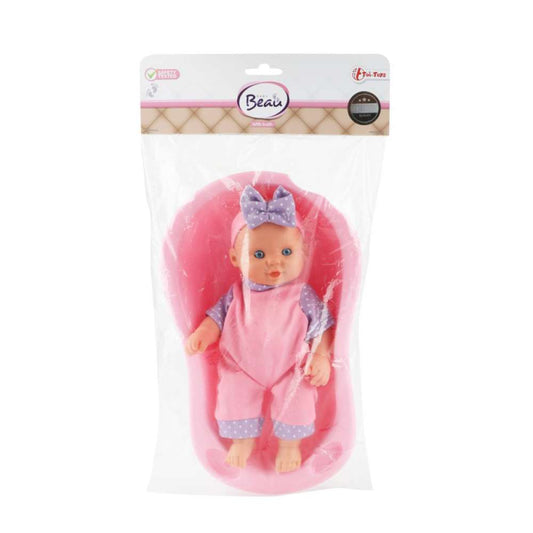 Baby Beau Doll with Bathtub