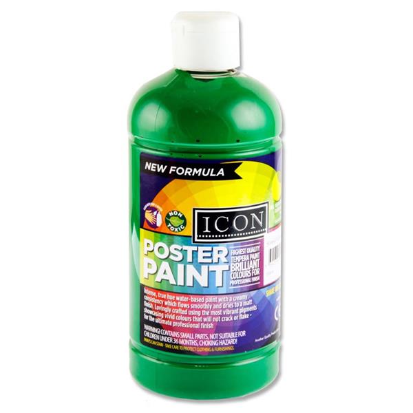 Icon Poster Paint 500ml - Emerald Green