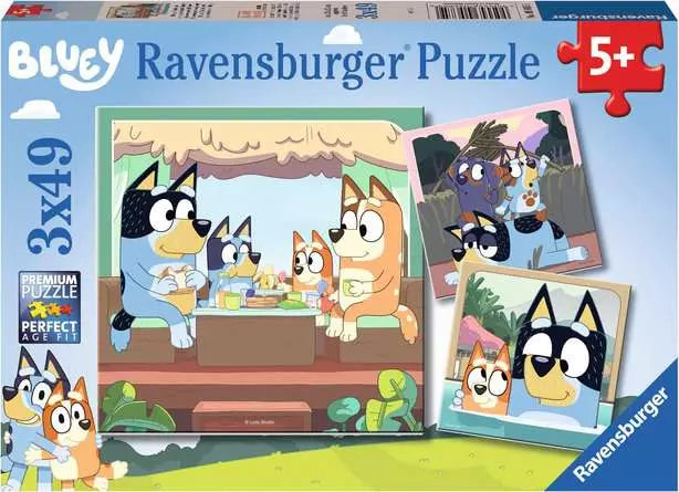 Ravensburger Bluey 3 in a Box Jigsaw Puzzle