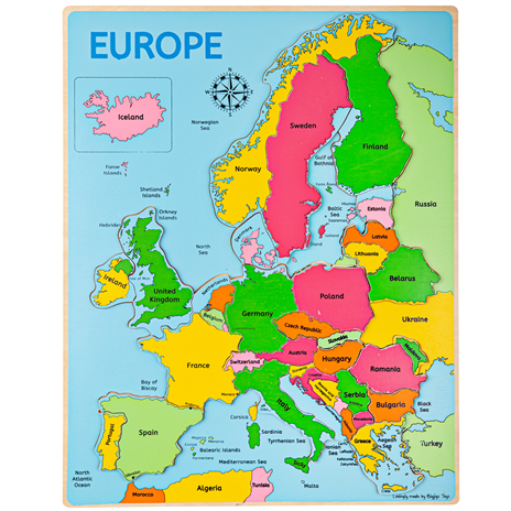 Map of Europe Jigsaw Puzzle