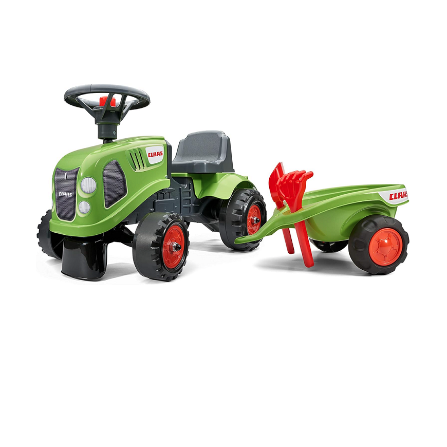 Falk Baby Claas Ride-On Tractor with Trailer