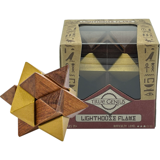 Project Genius True Genius Lighthouse Flame Brain Teaser Puzzle – product view