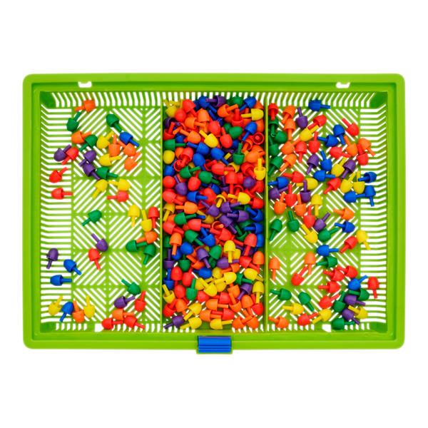 Clever Kidz Peg Board Box Set With Storage