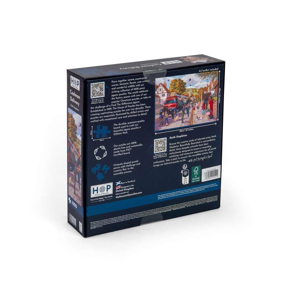 House of Puzzles Coalman Delivery 1000 Piece Jigsaw Puzzle image 3