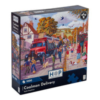 House of Puzzles Coalman Delivery 1000 Piece Jigsaw Puzzle box front