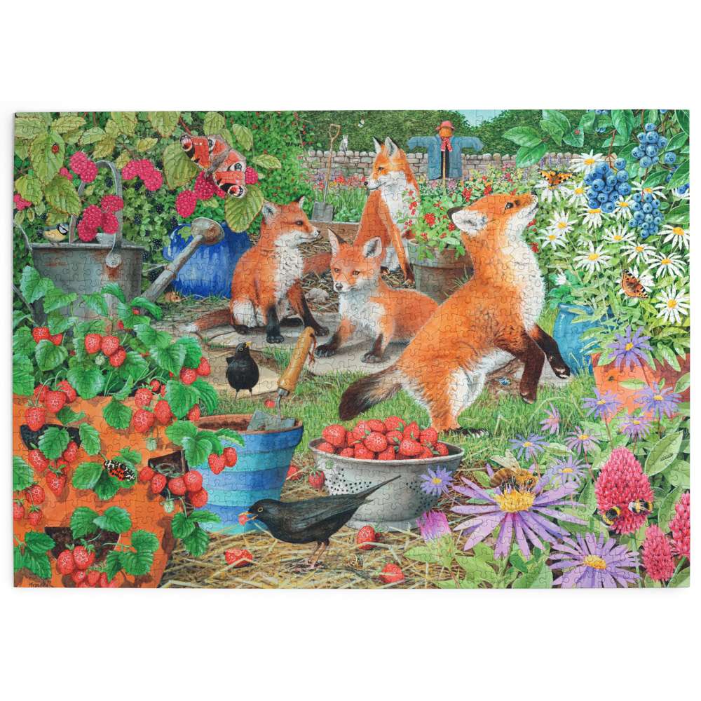 House of Puzzles Foxy Ladies 1000 Piece Jigsaw Puzzle image 2