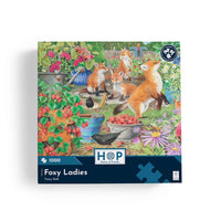 House of Puzzles Foxy Ladies 1000 Piece Jigsaw Puzzle image 4