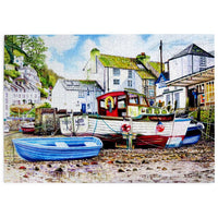 House of Puzzles Polperro 1000 Piece Jigsaw Puzzle image 2