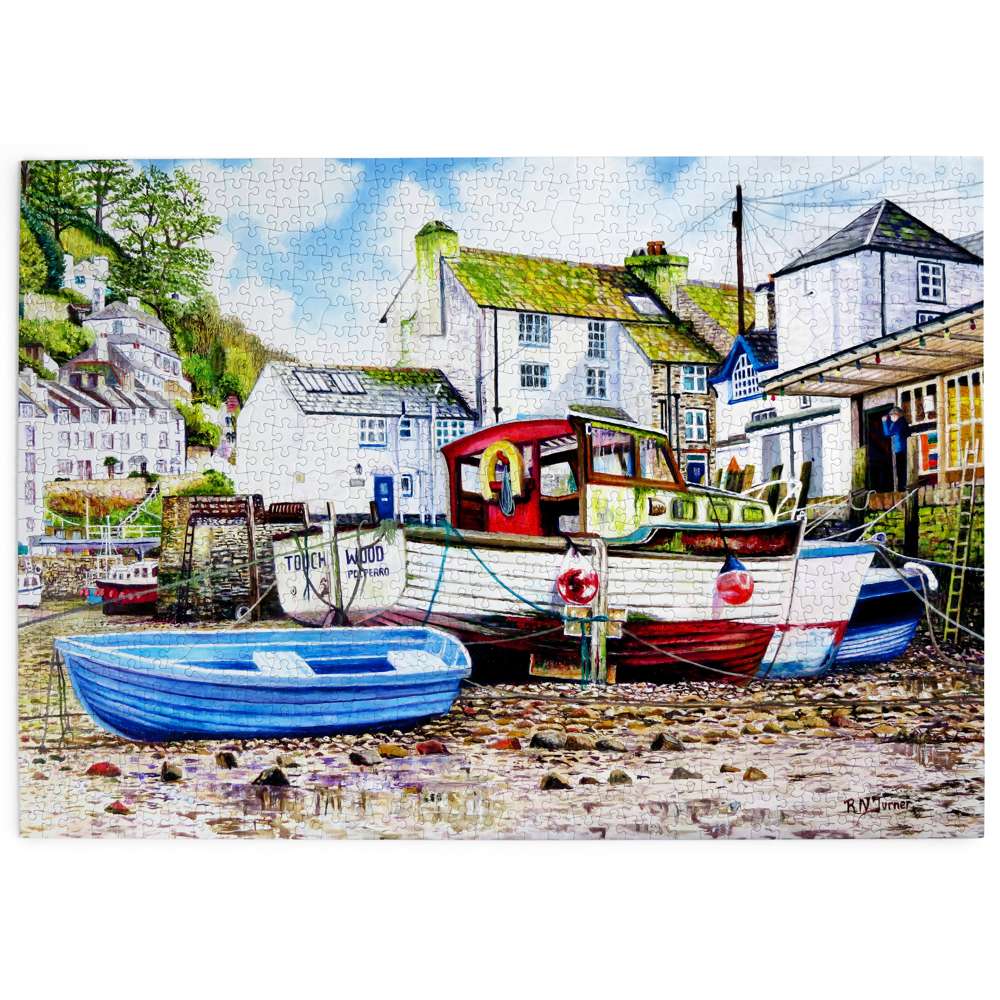 House of Puzzles Polperro 1000 Piece Jigsaw Puzzle image 2