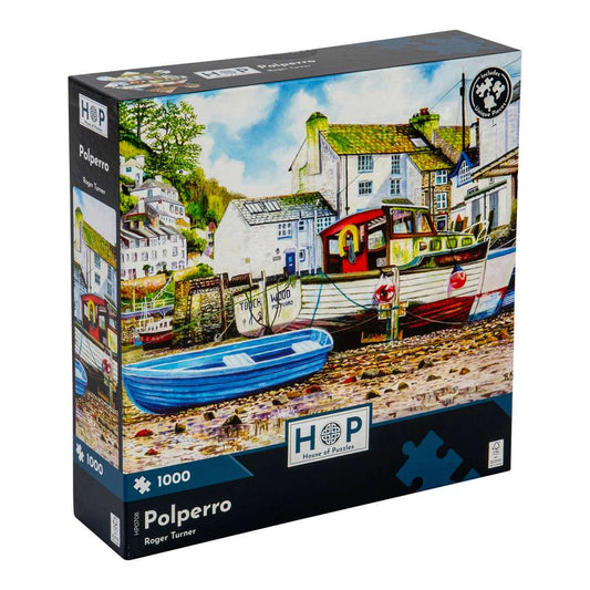 House of Puzzles Polperro 1000 Piece Jigsaw Puzzle box front