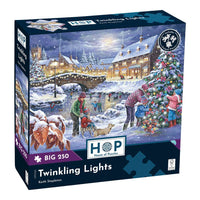 House of Puzzles Twinkling Lights BIG 250 Piece Jigsaw Puzzle box front