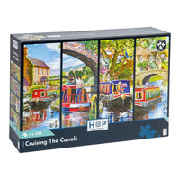 House of Puzzles Cruising the Canals 4 x 500 Piece Jigsaw Puzzles box front