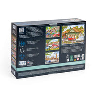 House of Puzzles Nice Day for a Drive 4 x 500 Piece Jigsaw Puzzles image 3