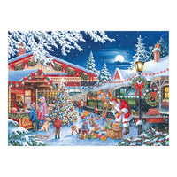 House of Puzzles Santa's Express Puzzle Tube 150 Piece Jigsaw image 2